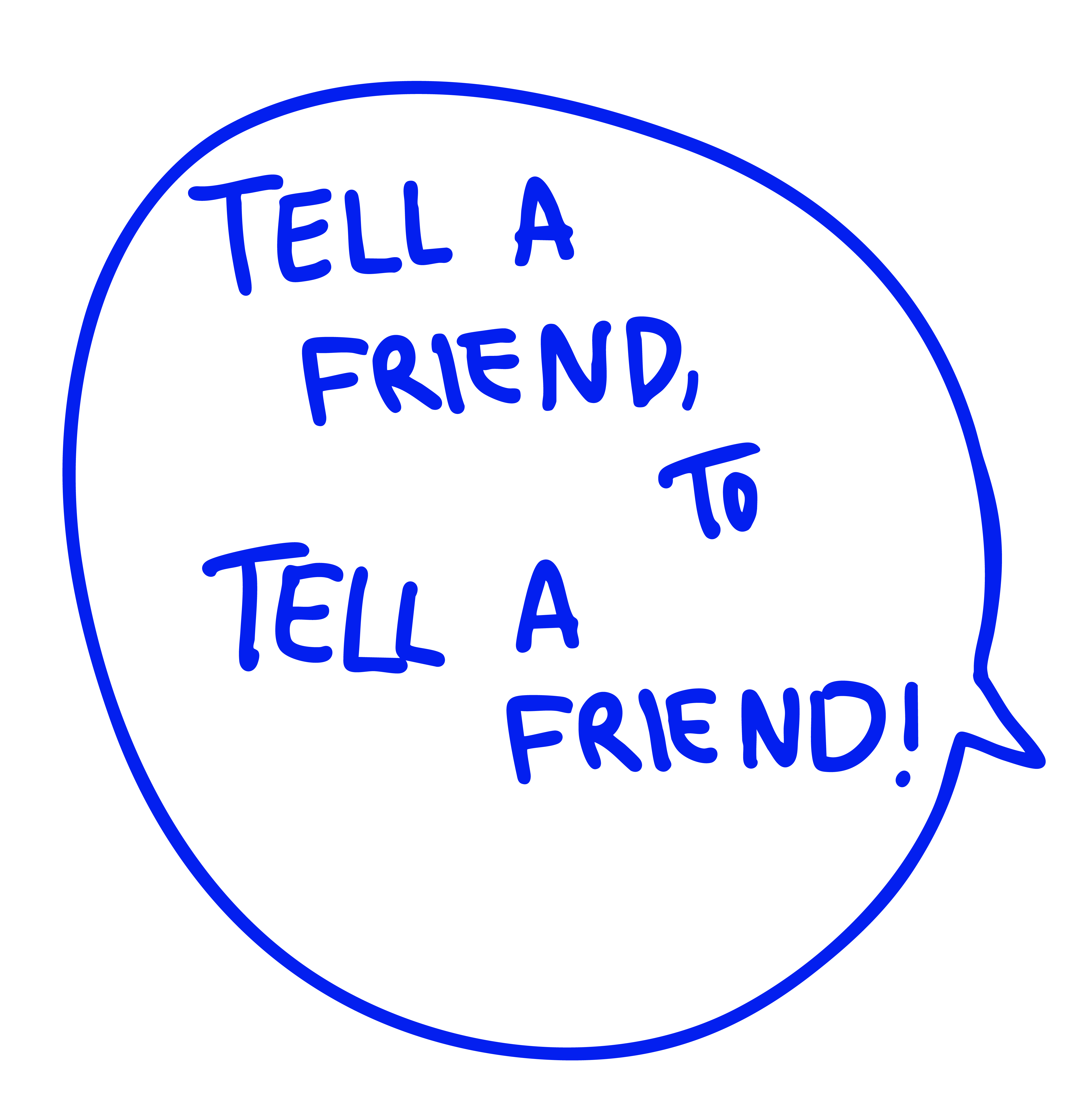 Tell a Friend to Tell a Friend Logo